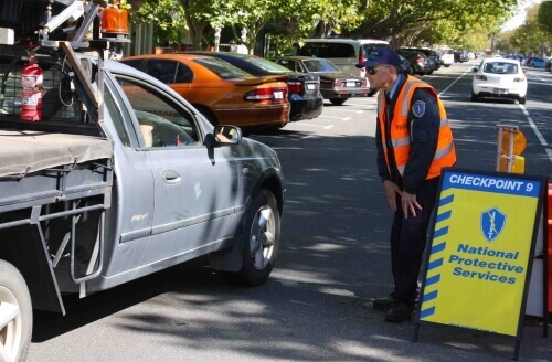 Our team helped keep traffic moving off the track during the 2016 F1 Grand Prix.